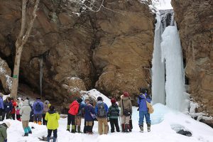 大明神の滝へ到着