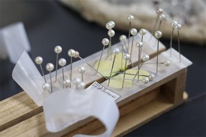 このように丁寧に展翅をするなどして、長く美しく保てるようにします。