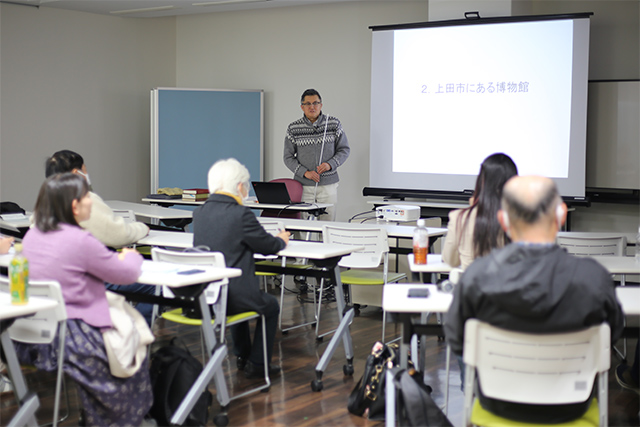 上田市内の博物館について参加者と考える